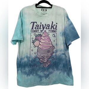 Isaac Morris Limited Yummy Japanese Taiyaki Blue Unisex T-Shirt Size XXL